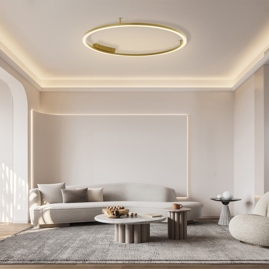 Immax NEO 07290-120G - LED+CCT Luminária de teto dimerizável FINO LED/55W/230V 2700-6500K Tuya Ø 120 cm + controlo remoto