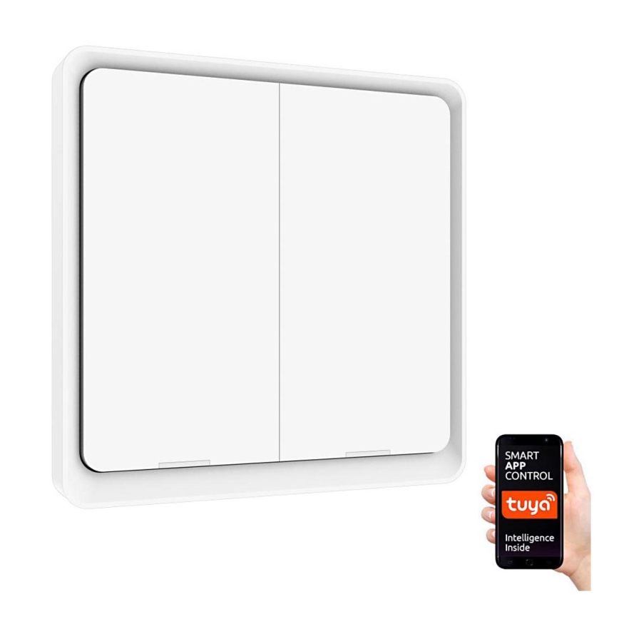 Immax NEO 07513L - 2-interruptores de botão SMART 230V Wi-Fi Tuya