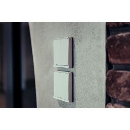 Immax NEO 07513L - 2-interruptores de botão SMART 230V Wi-Fi Tuya