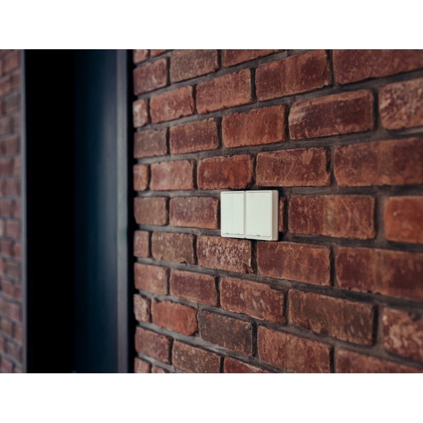 Immax NEO 07513L - 2-interruptores de botão SMART 230V Wi-Fi Tuya