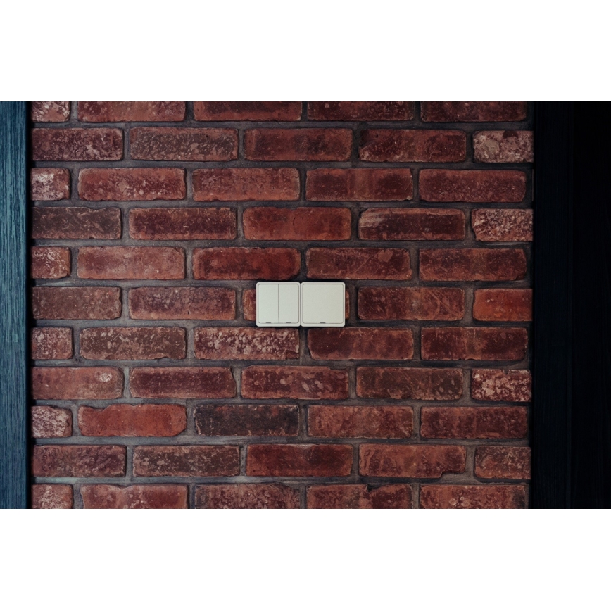 Immax NEO 07513L - 2-interruptores de botão SMART 230V Wi-Fi Tuya