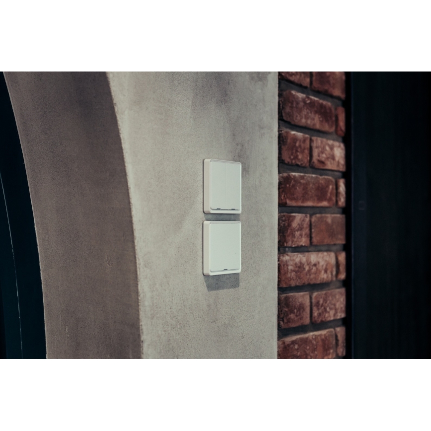 Immax NEO 07513L - 2-interruptores de botão SMART 230V Wi-Fi Tuya