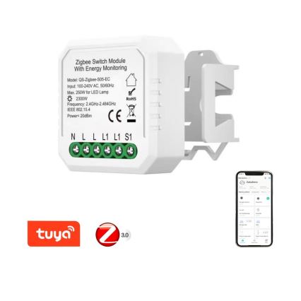 Immax NEO 07521L - Controlador inteligente com medição de consumo V6 1-botão Tuya