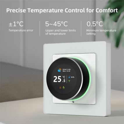 Immax NEO 07535L - Termostato SMART para aquecimento de pavimento elétrico 230V/16A com Wi-Fi Tuya