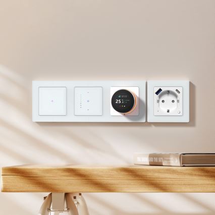 Immax NEO 07539L - Interruptor inteligente de 2 botões 230V Wi‑Fi Tuya