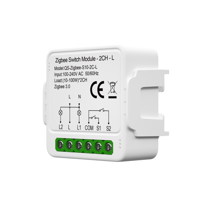 Immax NEO 07572L - Módulo Inteligente NEO LITE V8 2-botões Tuya