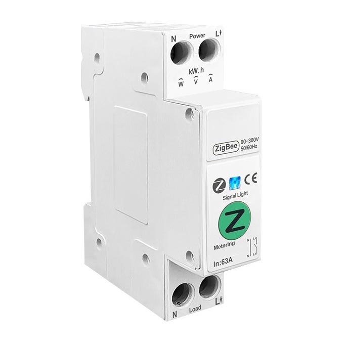 Immax NEO 07573L - Disjuntor inteligente monofásico 1-63A Tuya