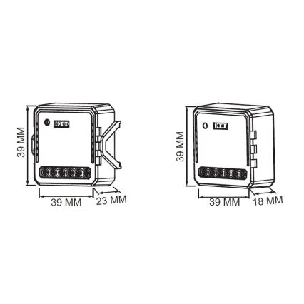 Immax Neo 07580L - Controlador inteligente para controlo de estores e persianas Tuya