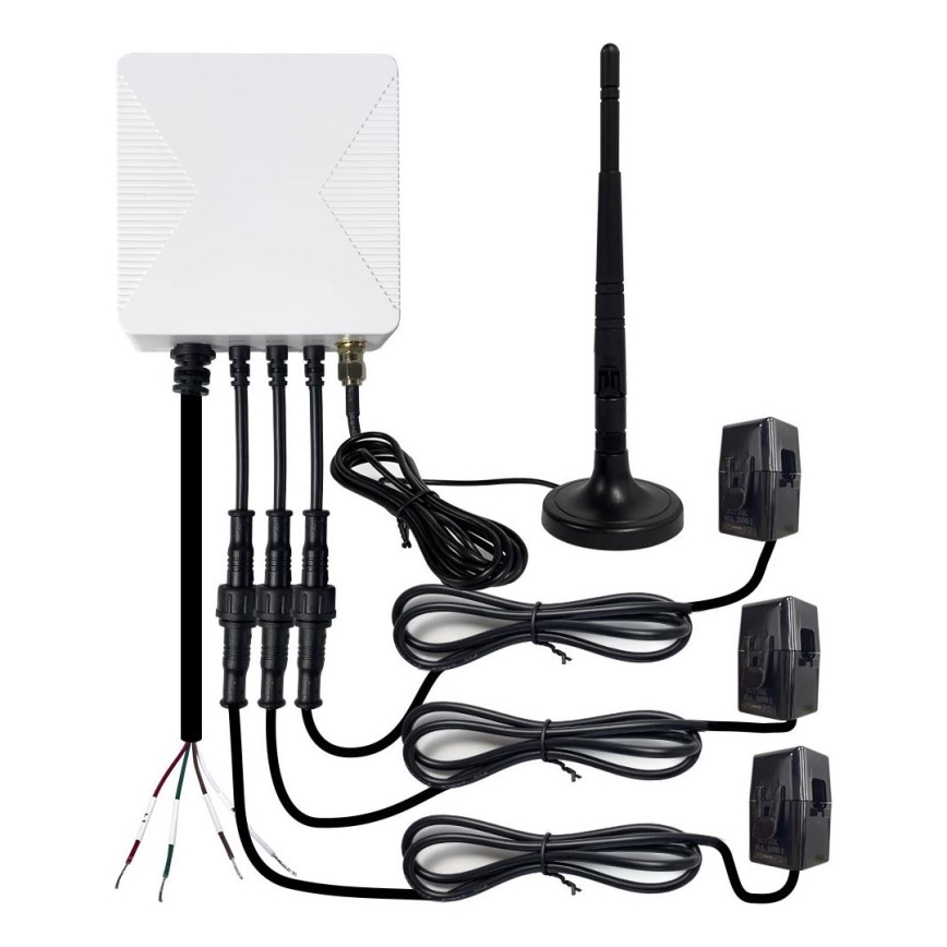 Immax NEO 07581L -Contador inteligente de consumo de eletricidade trifásica Wi-Fi Tuya