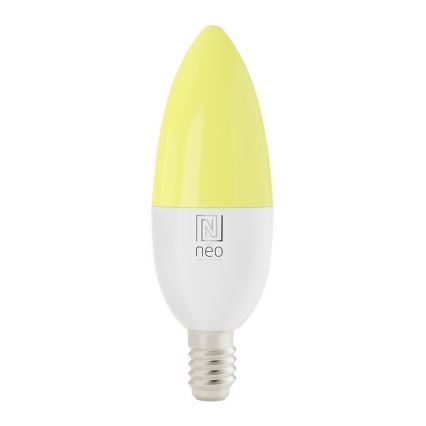 Immax NEO 07716C - CONJUNTO 3x LED RGB+CCT Lâmpada com regulação E14/5,5W/230V Wi-Fi Tuya 2700K