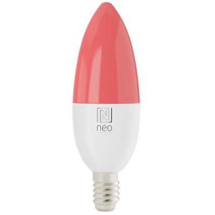 Immax NEO 07716CDO - CONJUNTO 3x LED RGB+CCT Lâmpada com regulação E14/6W/230V Wi-Fi Tuya + controlo remoto