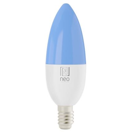 Immax NEO 07716CDO - CONJUNTO 3x LED RGB+CCT Lâmpada com regulação E14/6W/230V Wi-Fi Tuya + controlo remoto