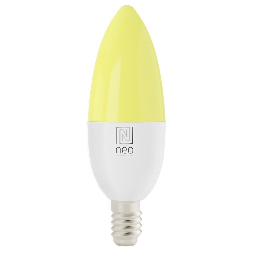 Immax NEO 07716CDO - CONJUNTO 3x LED RGB+CCT Lâmpada com regulação E14/6W/230V Wi-Fi Tuya + controlo remoto