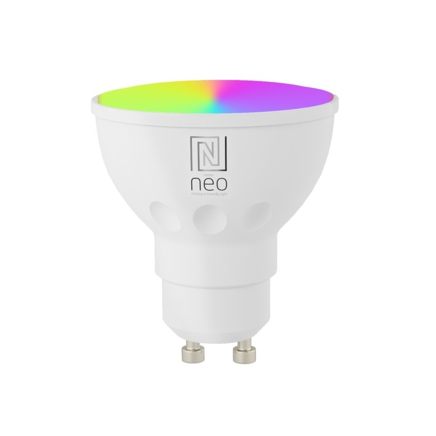 Immax NEO 07724CDO - CONJUNTO 3x LED RGB+ Lâmpada CCT com regulação GU10/6W/230V 2700-6500K Wi-Fi Tuya + comando