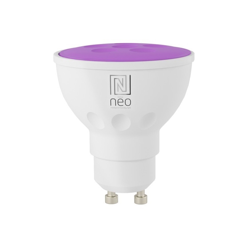 Immax NEO 07724CDO - CONJUNTO 3x LED RGB+ Lâmpada CCT com regulação GU10/6W/230V 2700-6500K Wi-Fi Tuya + comando