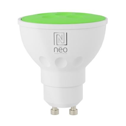 Immax NEO 07724L -Lâmpada com regulação  LED RGB+CCT GU10/4,8W/230V 2700K Wi-Fi Tuya