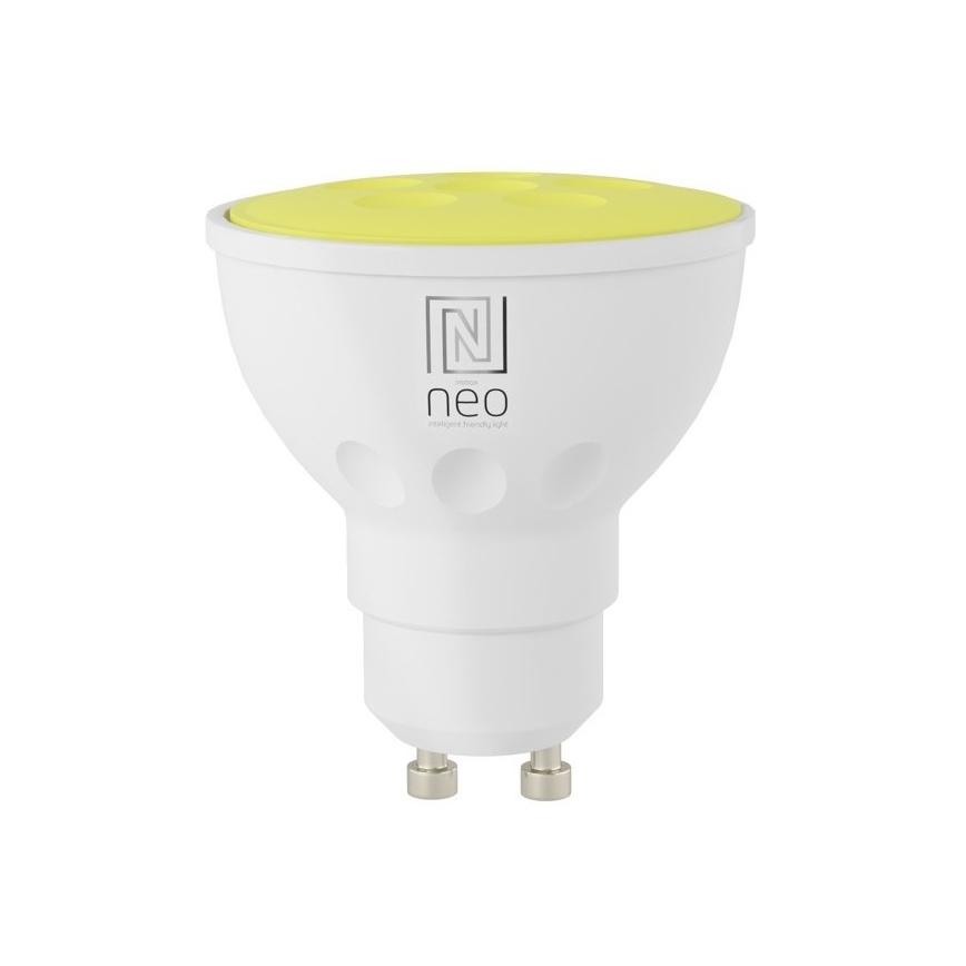 Immax NEO 07724L -Lâmpada com regulação  LED RGB+CCT GU10/4,8W/230V 2700K Wi-Fi Tuya