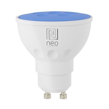 Immax NEO 07724L -Lâmpada com regulação  LED RGB+CCT GU10/4,8W/230V 2700K Wi-Fi Tuya