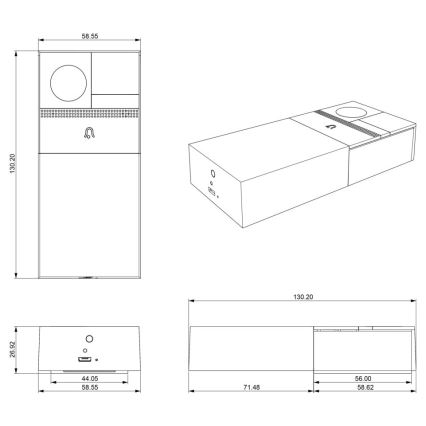 Immax NEO 07728L - Video porteiro NEO LITE Tuya IP54 Smart Wi-Fi