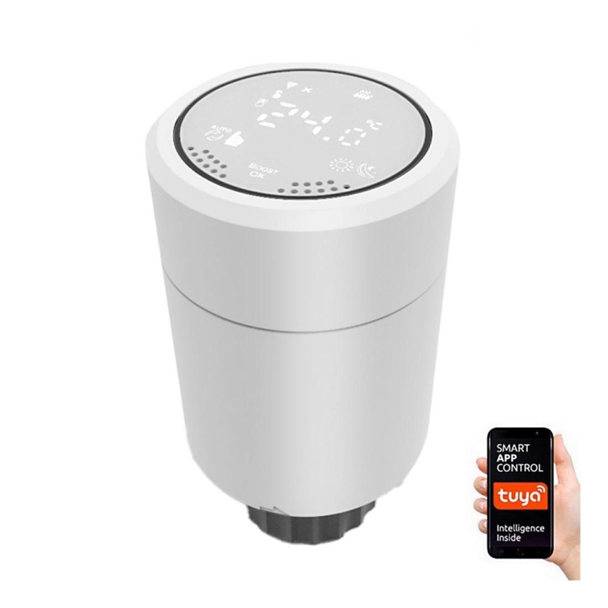 Immax NEO 07732L - Cabeça termostática 2xAA/3V Tuya
