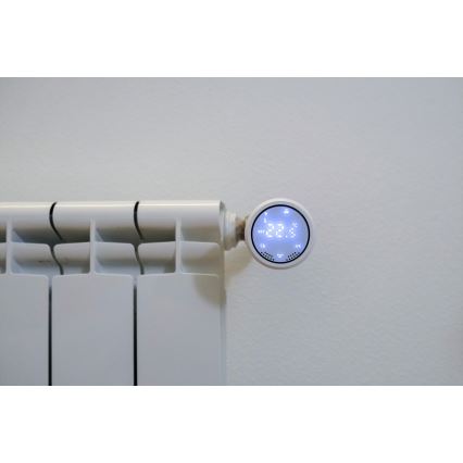 Immax NEO 07732L - Cabeça termostática 2xAA/3V Tuya