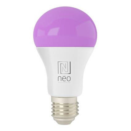 Immax NEO 07733L - LED RGB+CCT Lâmpada com regulação NEO LITE E27/11W/230V 2700 - 6500K Wi-Fi Tuya