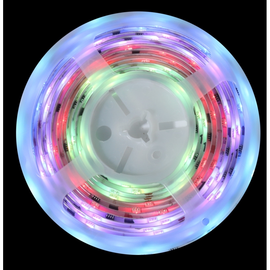 Immax NEO 07734L - Tira LED RGB Regulável NEO LITE LED/18W/230V 5 m MUSIC IP65 Wi-Fi Tuya + controlo remoto
