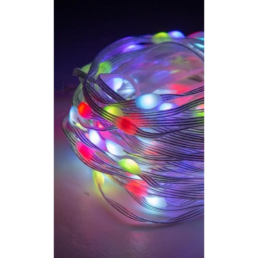 Immax NEO 07736L - Fita LED RGB regulável para exterior NEO LITE LED/8,4W/230V 16 m IP44 Wi-Fi Tuya