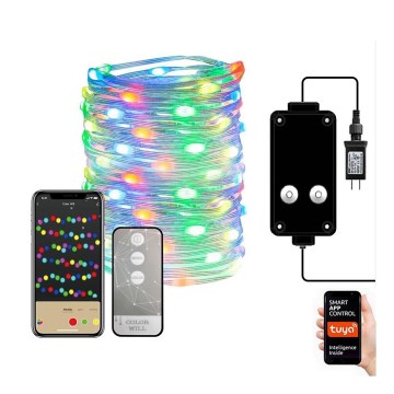 Immax NEO 07736L - Fita LED RGB regulável para exterior NEO LITE LED/8,4W/230V 16 m IP44 Wi-Fi Tuya
