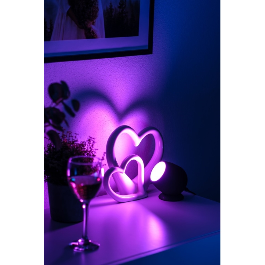 Immax NEO 07739L - LED RGB+CCT Candeeiro de mesa com regulação ATMOSPHERE LED/3W/5V Wi-Fi Tuya