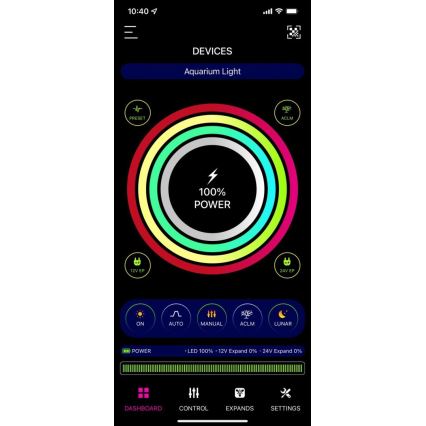 Immax NEO 07741L - Iluminação para aquário LED WRGB NEO LITE LED/60W/24V Wi-Fi Tuya