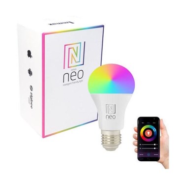 Immax NEO 07743L - Lâmpada LED RGB+CCT com regulação E27/11W/230V 2700-6500K Tuya