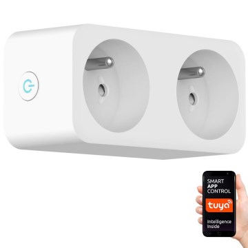 Immax NEO 07751L - Divisor de tomadas inteligente NEO LITE 2x16A/230V Wi-Fi Tuya