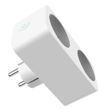 Immax NEO 07751L - Divisor de tomadas inteligente NEO LITE 2x16A/230V Wi-Fi Tuya