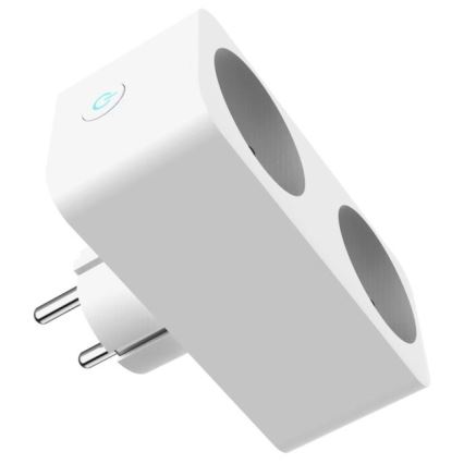 Immax NEO 07752L - Tomada divisória inteligente 2x16A/230V Tuya