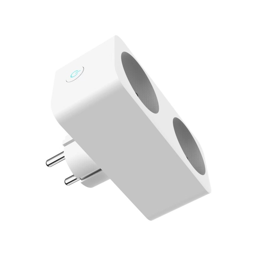 Immax NEO 07752L - Tomada divisória inteligente 2x16A/230V Tuya