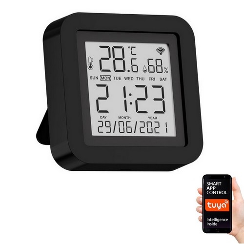 Immax NEO 07757L - Estação meteorológica inteligente NEO LITE 5V Wi-Fi Tuya