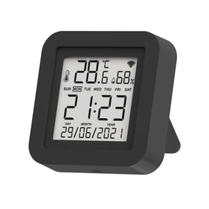 Immax NEO 07757L - Estação meteorológica inteligente NEO LITE 5V Wi-Fi Tuya