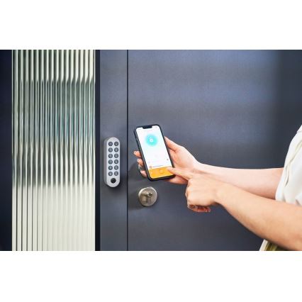 Immax NEO 07764L - Fechadura de porta com teclado e portal inteligente Tuya