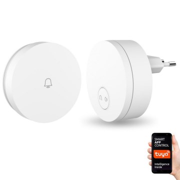 Immax NEO 07769L - Campainha Sem Fios Plug-in NEO LITE 230V Wi-Fi Tuya