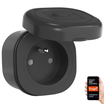 Immax NEO 07774L - Smart exterior socket NEO LITE 3680W/230V/16A IP44 Wi-Fi Tuya