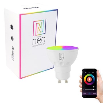 Immax NEO 07777L - LED RGB+CCT Lâmpada com regulação GU10/4,8W/230V Tuya