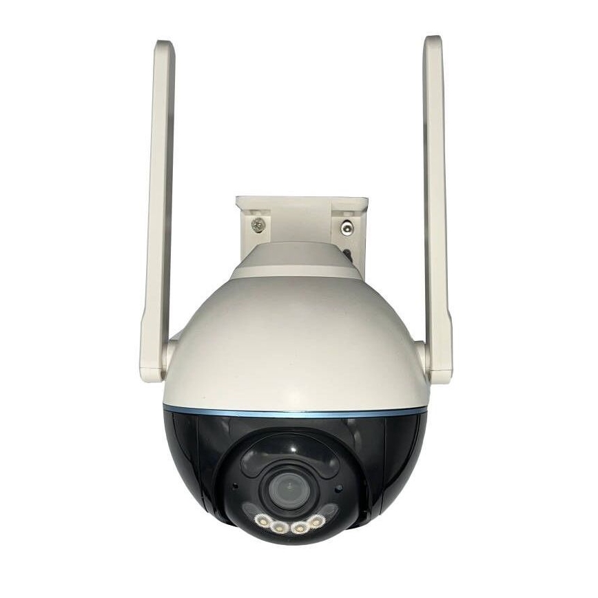 Immax NEO 07782L - Câmara exterior inteligente com sensor BALL 355° P/T 4MP IP65 Wi-Fi Tuya