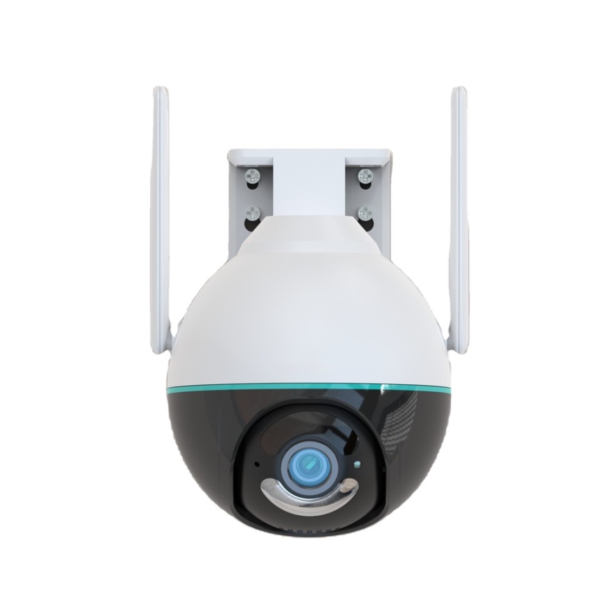 Immax NEO 07782L - Câmara exterior inteligente com sensor BALL 355° P/T 4MP IP65 Wi-Fi Tuya