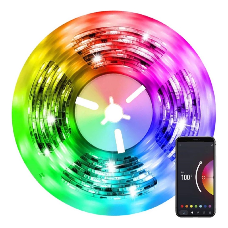 Immax NEO 07790L - LED RGB+CCT Tira com regulação NEO SMART LED/15W/230V 3m IP65 Wi-Fi Tuya