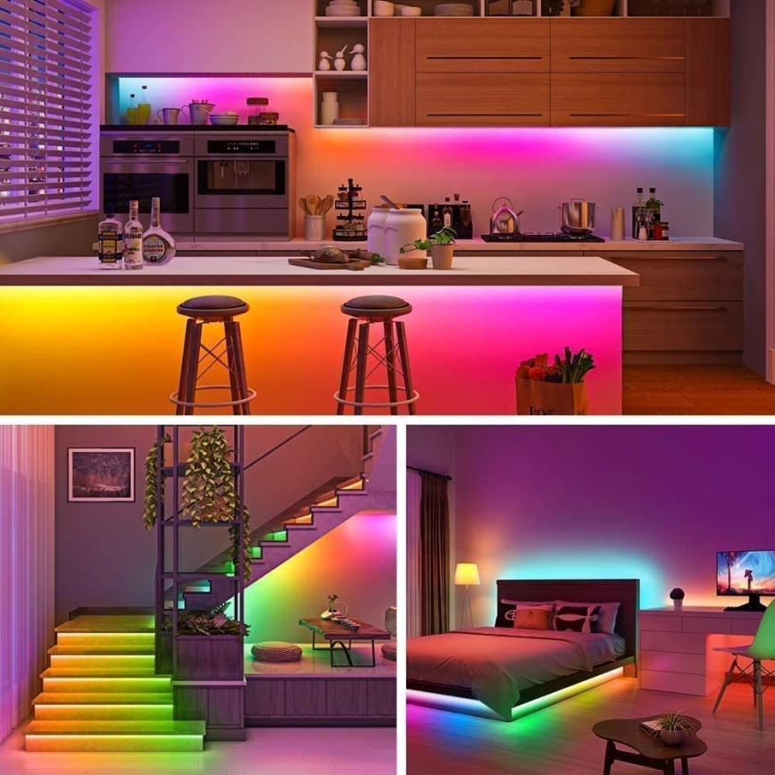 Immax NEO 07790L - LED RGB+CCT Tira com regulação NEO SMART LED/15W/230V 3m IP65 Wi-Fi Tuya