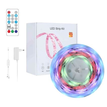 Immax NEO 07791L - Tira LED RGB com regulação NEO LITE LED/18W/230V 5m IP65 MUSIC Wi-FI Tuya + comando