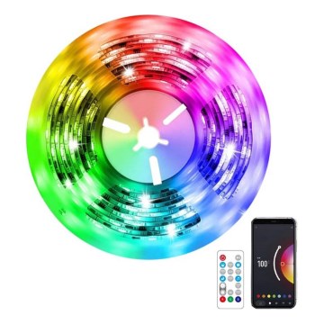 Immax NEO 07791L - Tira LED RGB com regulação NEO LITE LED/18W/230V 5m IP65 MUSIC Wi-FI Tuya + comando