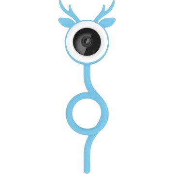 Immax NEO 07797L - Monitor de bebé inteligente recarregável 5V Wi-Fi Tuya azul