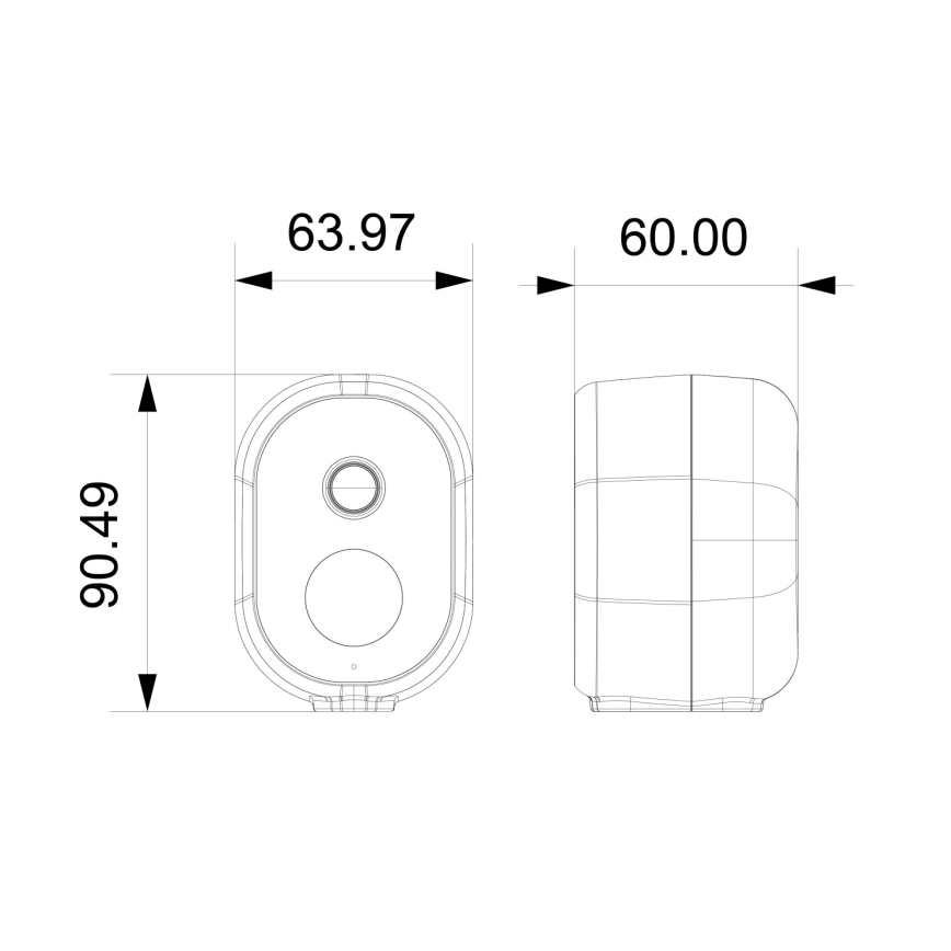 Immax NEO 07802L - Câmara solar inteligente para exterior com sensor BARREL 5000 mAh Wi-Fi Tuya IP65